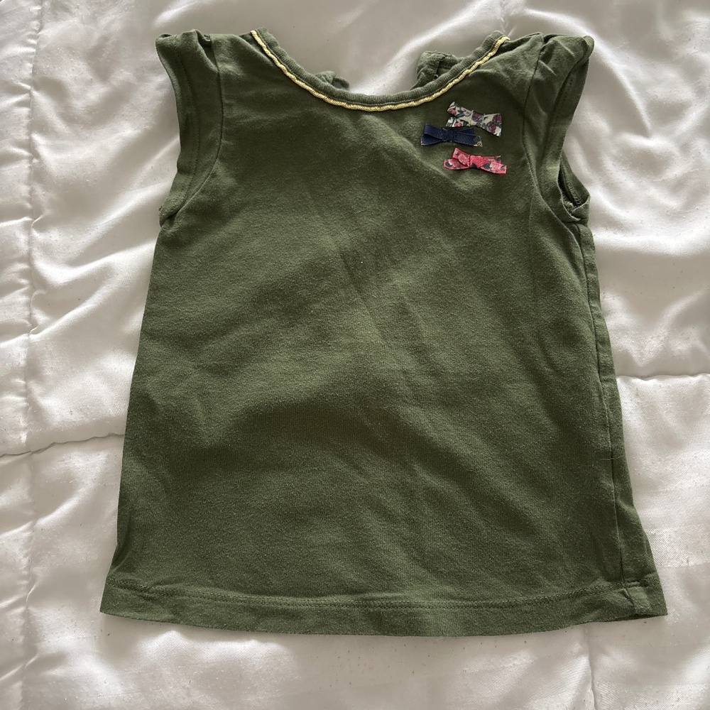 Carters tank top with bow details